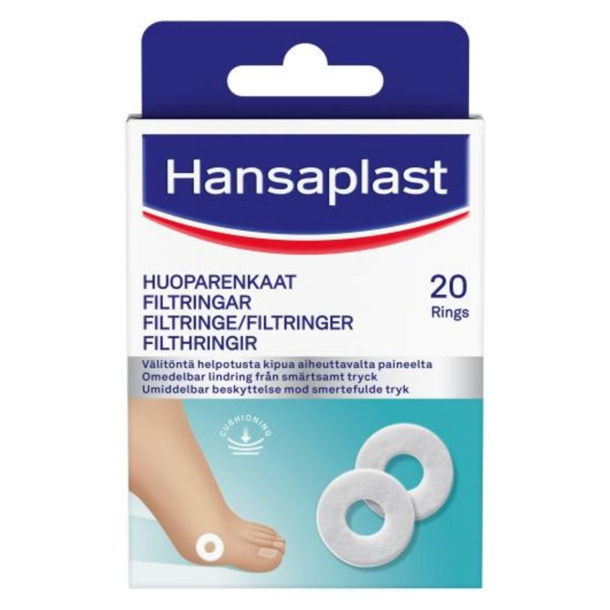 Hansaplast huoparengas pyöreä 20 kpl
