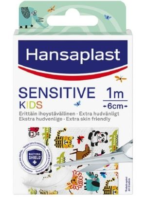 Hansaplast Kids Sensitive Animal lastenlaastari 1 m x 6 cm