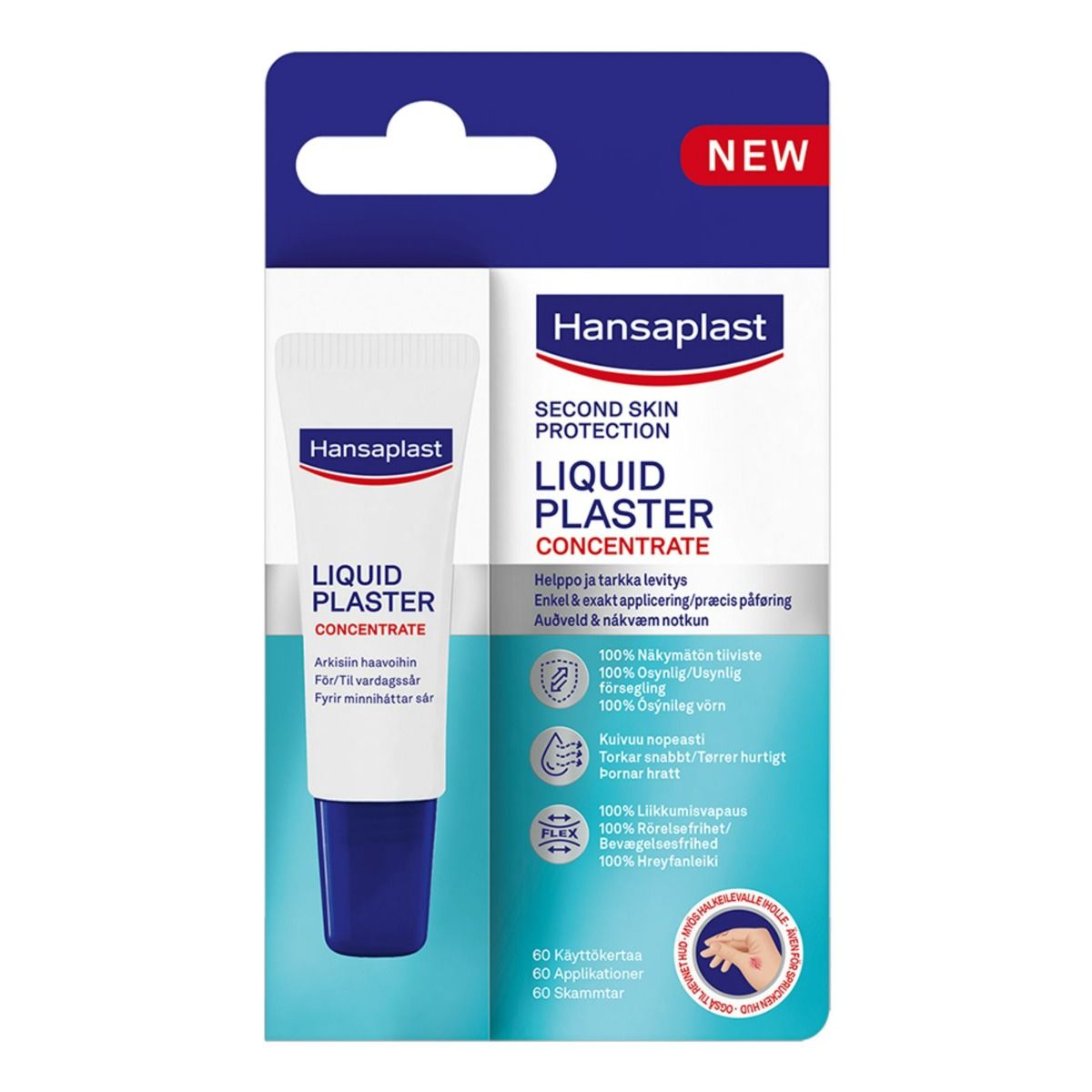 Hansaplast Second Skin Nestemäinen laastari 10 ml