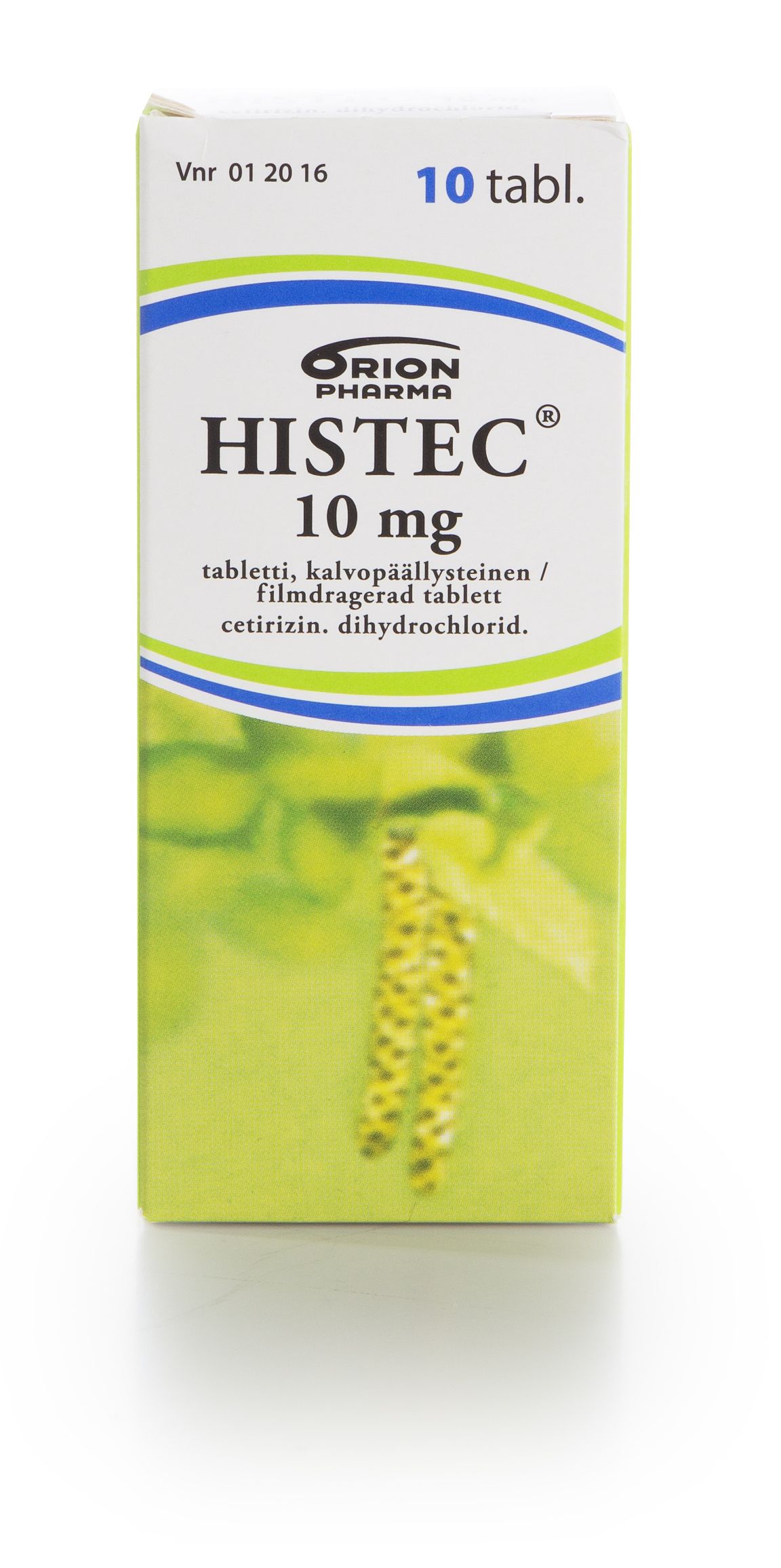 HISTEC 10 mg 10  tablettia