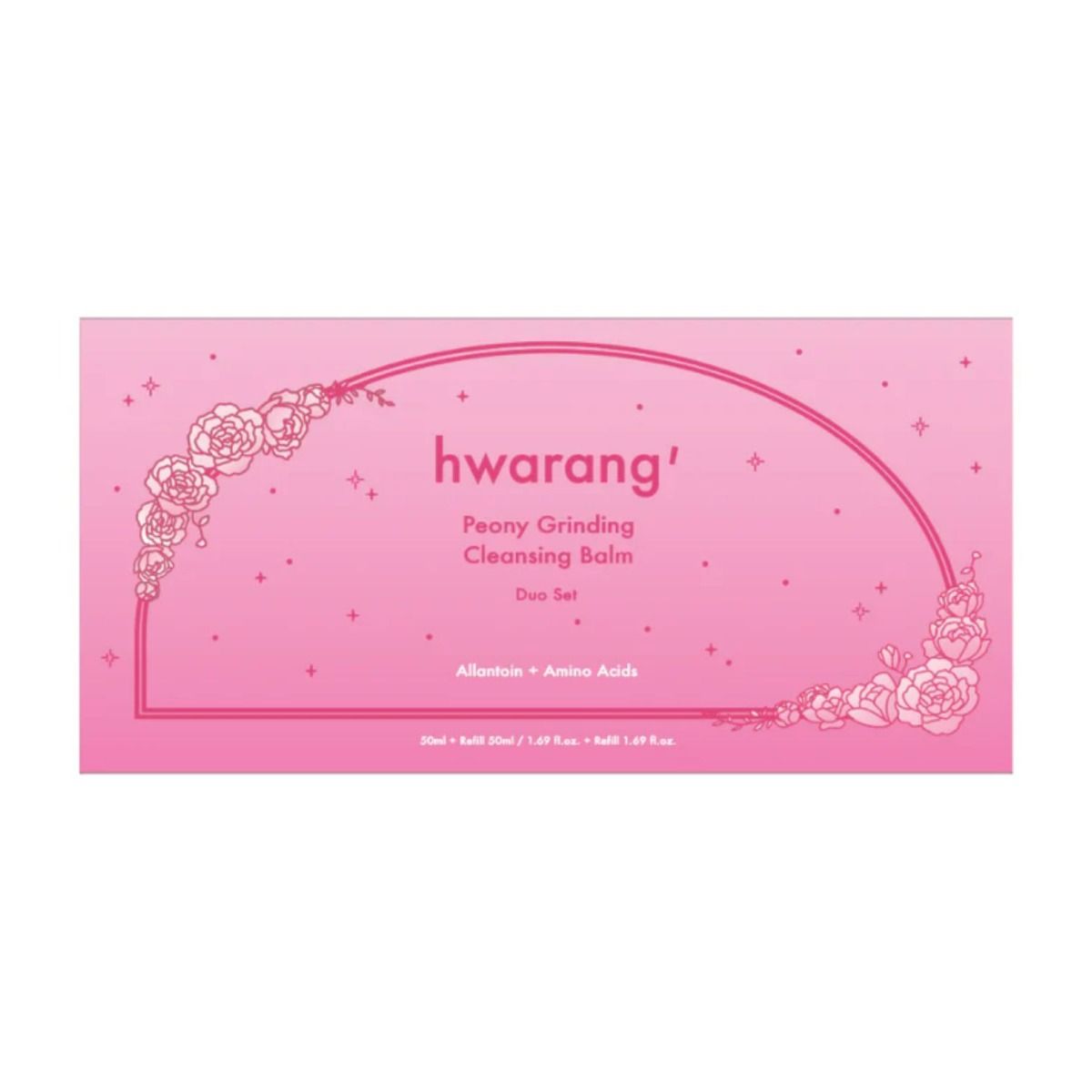 Hwarang' Peony Grinding Cleansing Balm Duo Set 50ml + 50ml