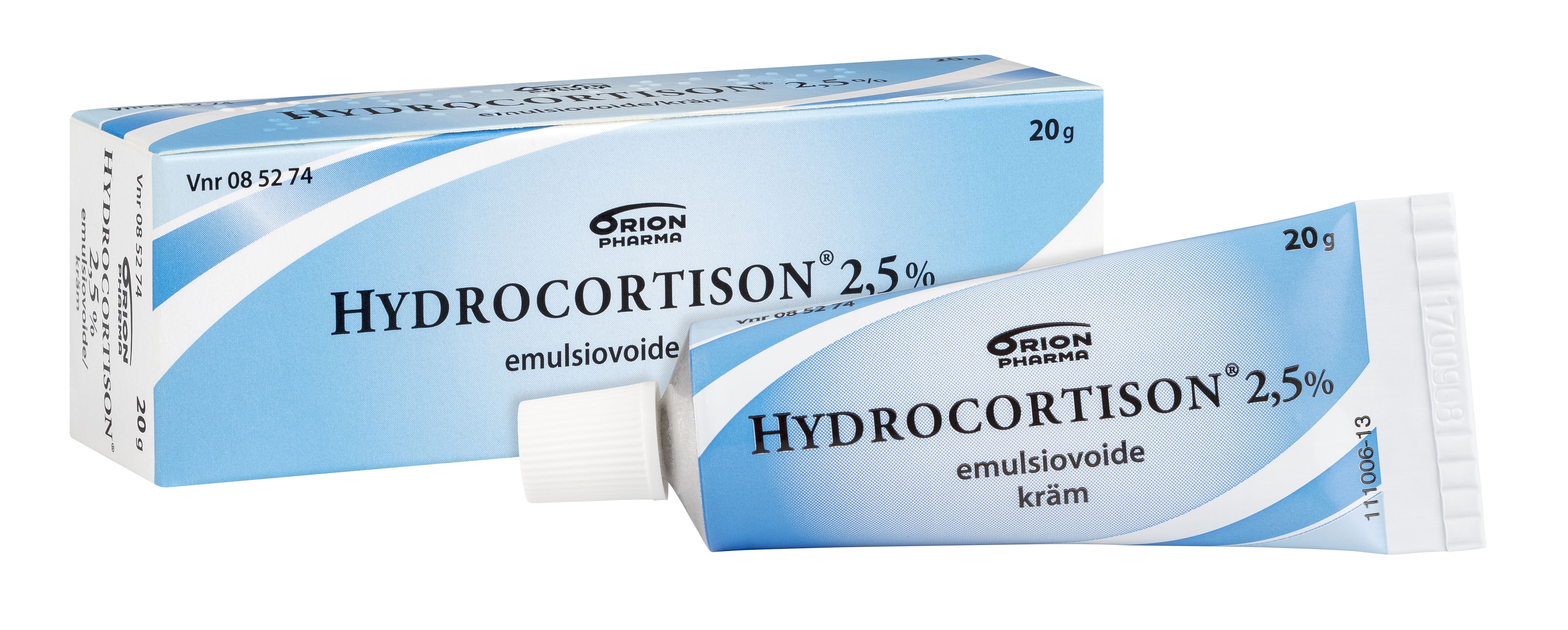 HYDROCORTISON 2,5 % 20 g emuls voide