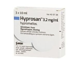 HYPROSAN 3,2 mg/ml 3x10 ml silmätipat, liuos