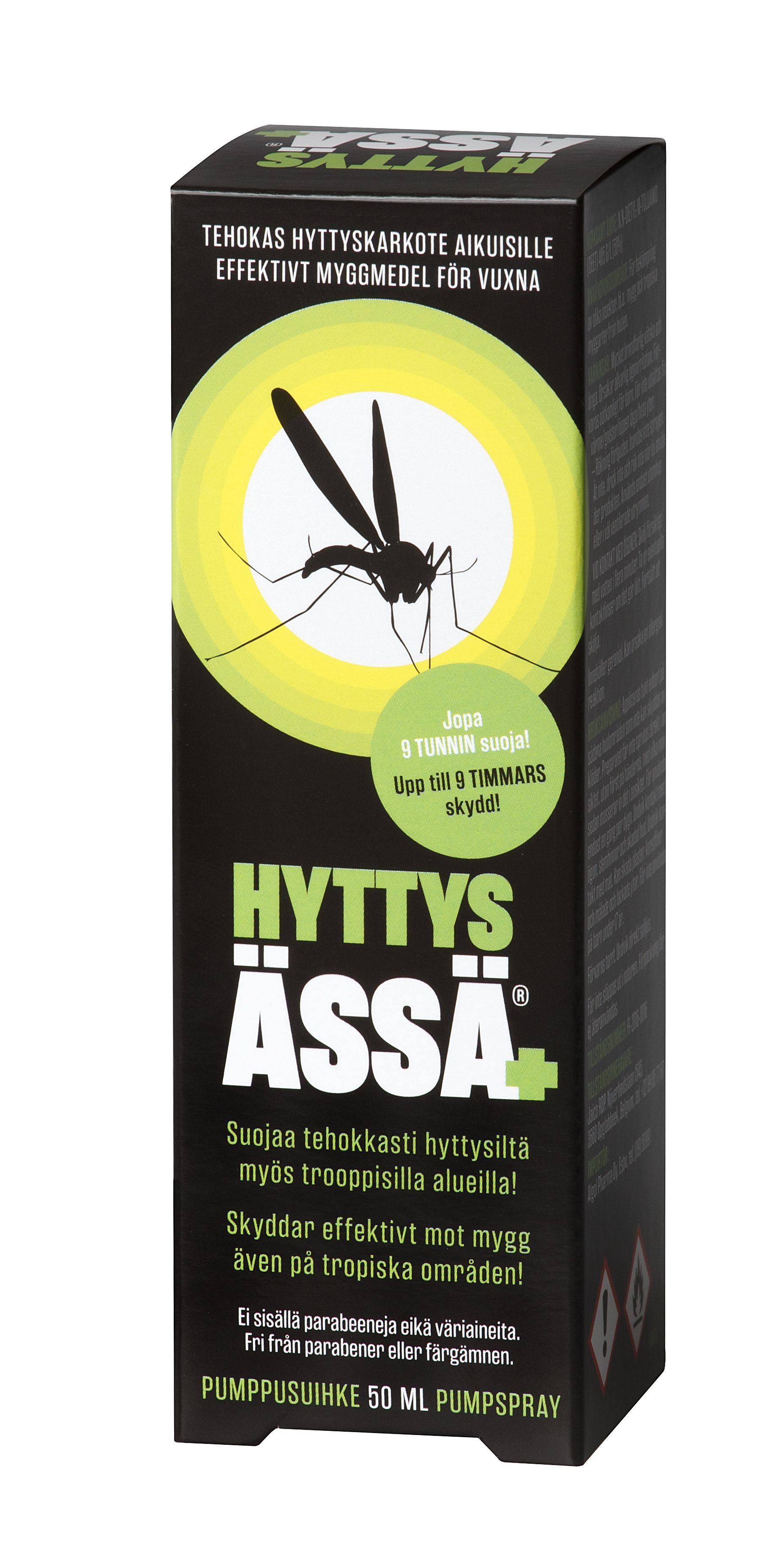 Hyttysässä+ pumppusuihke, 50 ml