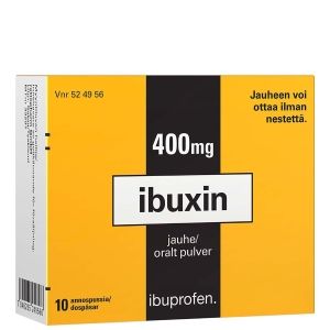 IBUXIN 400 mg 10 kpl jauhe