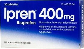 Ipren 400 mg, tablett, 30 st