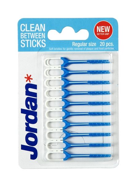 Jordan Clean Between Sticks Regular Size hammastikku, 20 kpl 