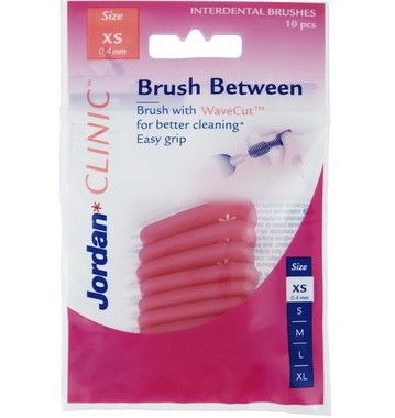 Jordan Clinic Brush Between hammasväliharja XS, 10 kpl