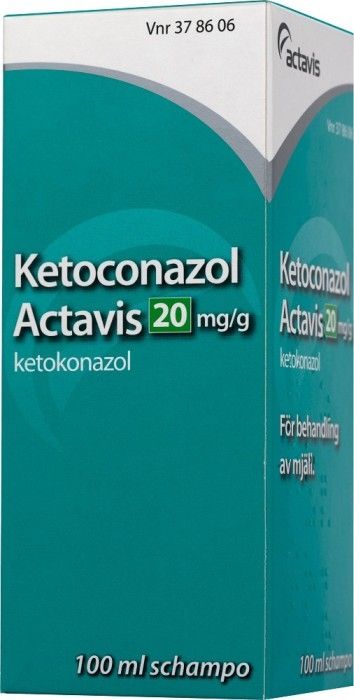 Ketoconazol Actavis Schampo 20 mg/g, 100 ml