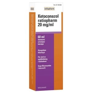 KETOCONAZOL RATIOPHARM 20 mg/ml 60 ml shampoo