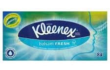 CF Kleenex Balsam Fresh nenäliinat, 8 taskupakkausta