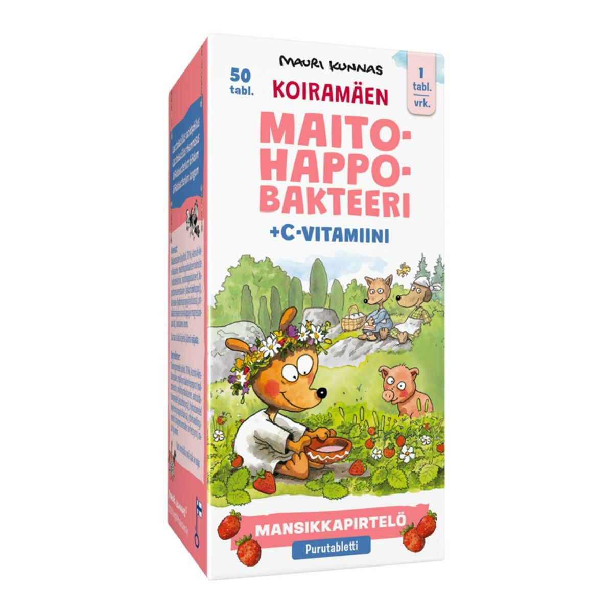 Koiramäen maitohappobakteeri + C-vitamiini 50 tabl. 