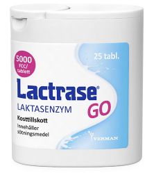 Lactrase GO tablett, 25 st