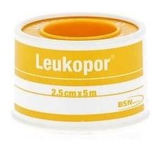 Leukopor 2,5 cm x 5 m mikrohuokoinen kuitukangasteippi