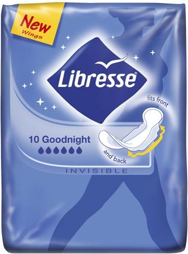 CF Libresse Invisible Goodnight, 10 st