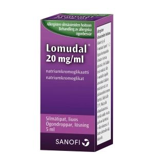 LOMUDAL 20 mg/ml 5 ml silmätipat, liuos