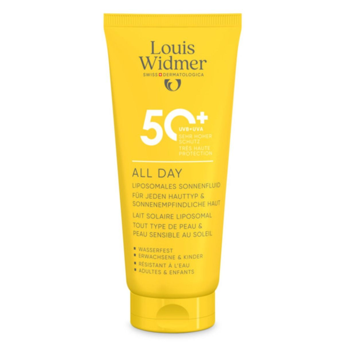 Louis Widmer All Day 50+ Hajusteeton aurinkovoide 100ml