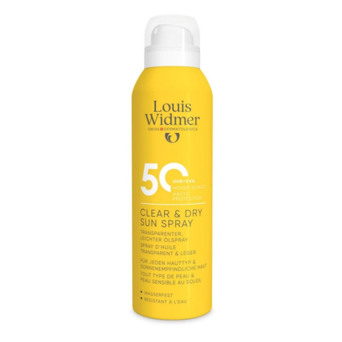 Louis Widmer Clear & Dry Sun Spray SPF50 200 ml