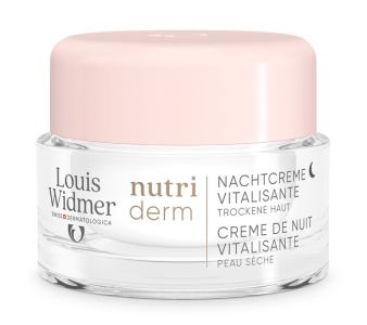 Louis Widmer Nutriderm Night Cream Vitalisante Hajusteeton yövoide 50 ml
