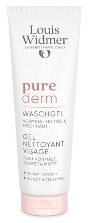 Louis Widmer Purederm Facial Wash Gel Hajusteeton 125 ml