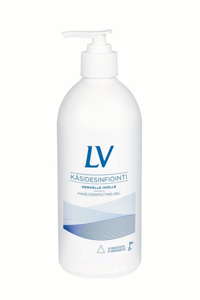 LV desinfioiva käsihuuhde pumpulla, 500 ml