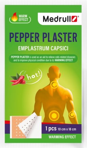 Medrull Pepper Plaster pippurilaastari 10x18 cm 1kpl