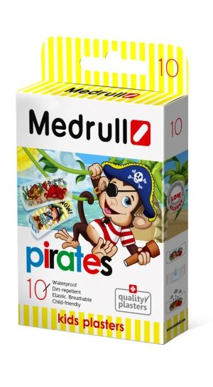 Medrull Pirates lasten laastari 10kpl