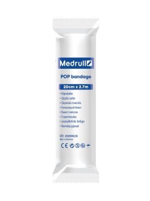 Medrull POP bandage kipsiside 20cm x 2,7m 1kpl