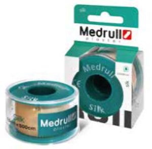 Medrull Silk kiinnelaastari beige 1,25cmx500cm 1kpl