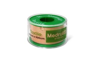 Medrull Textile kiinnelaastari beige 2,5cmx500cm 1kpl