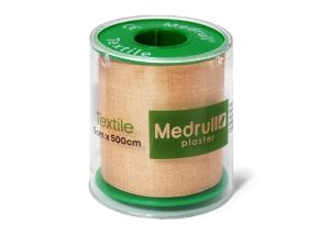 Medrull Textile kiinnelaastari beige 5cmx500cm 1kpl