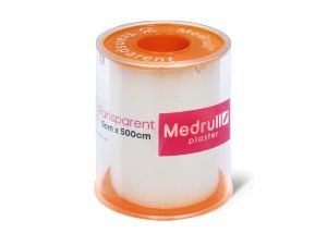 Medrull Transparent kiinnelaastari 5cmx500cm 1kpl