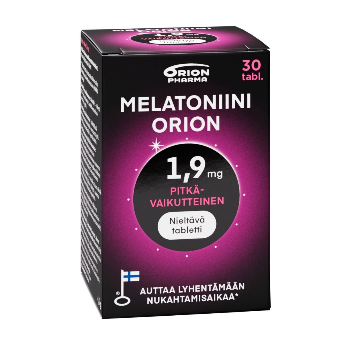Melatoniini Orion pitkävaikutteinen 1,9 mg 30 tabl.