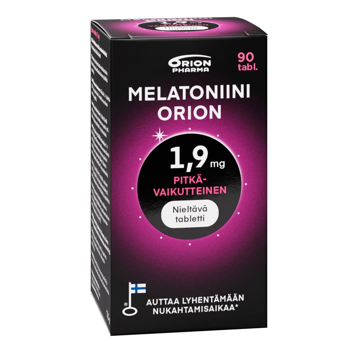 Melatoniini Orion pitkävaikutteinen 1,9 mg 90 tabl.