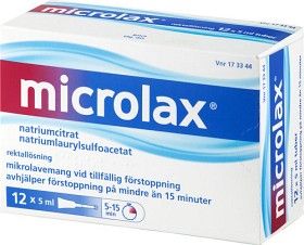Microlax mikrolavemang 5 ml, 12 st