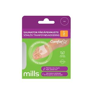 Mills Comforsil Saumaton Päkiäpehmuste, S, pari