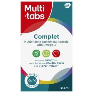 Multi-tabs Complet Monivitamiini + Omega-3  90 kapselia