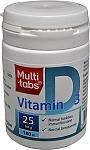 Multi-tabs D3-vitamiini, 25 mikrogrammaa, 180 kpl