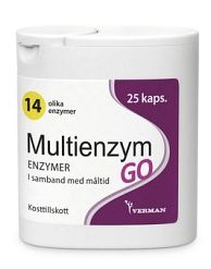 Multienzym GO, 25 kapslar