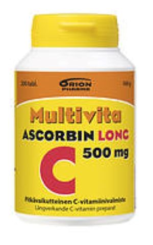 Multivita Ascorbin Long 500mg 200 tabl