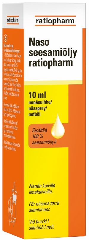 Ratiopharm Naso seesamiöljy 10 ml nenäsumute