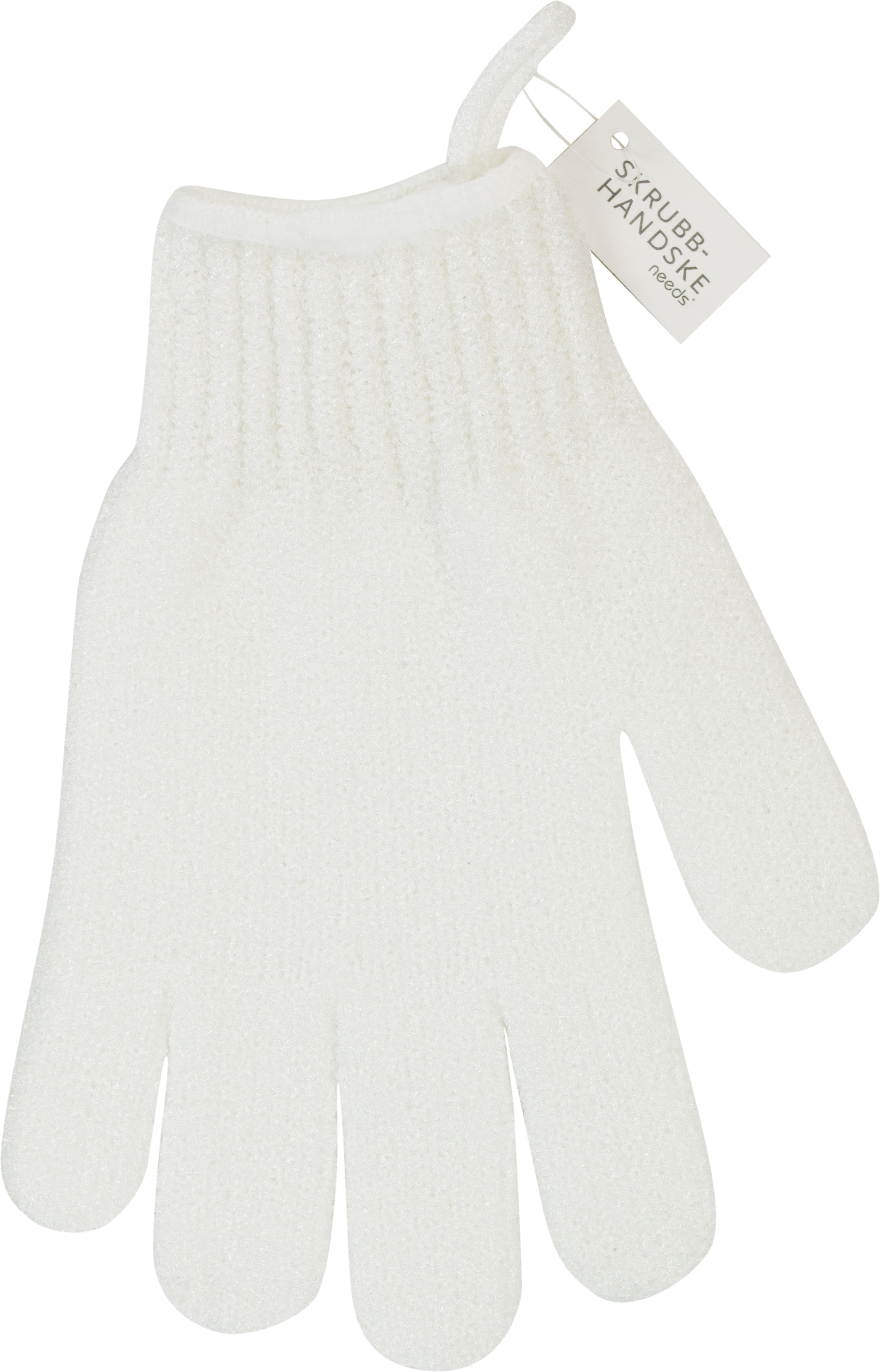 Needs Skrubbvante Vit, 2-pack