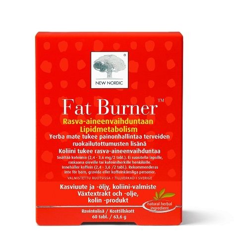 New Nordic Fat Burner ravintolisä, 60 tabl