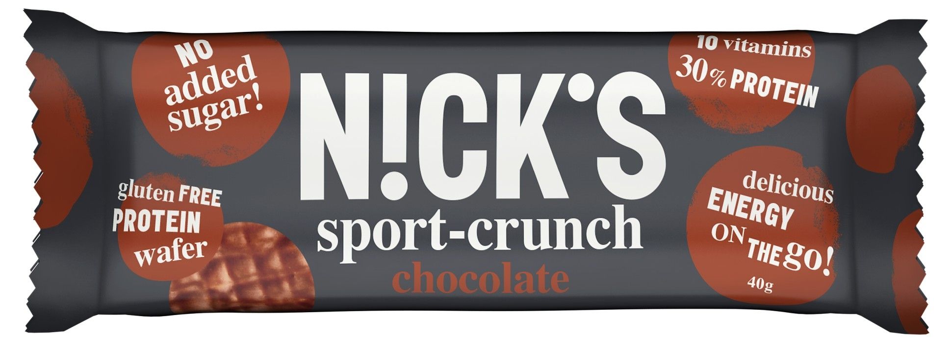 Nicks Sport Crunch Choklad, 2-pack