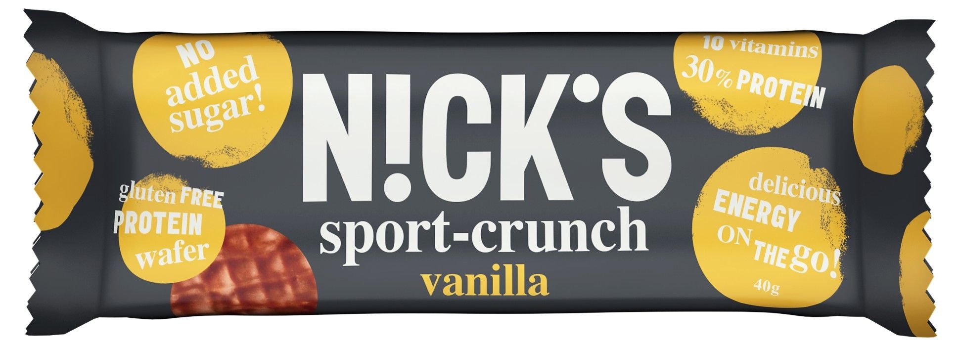 Nicks Sport Crunch Vanilj, 2-pack