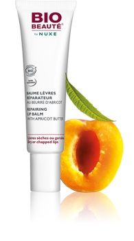 Nuxe Bio Beauté Repairing Lip Balm With Apricot Butter, 15 ml