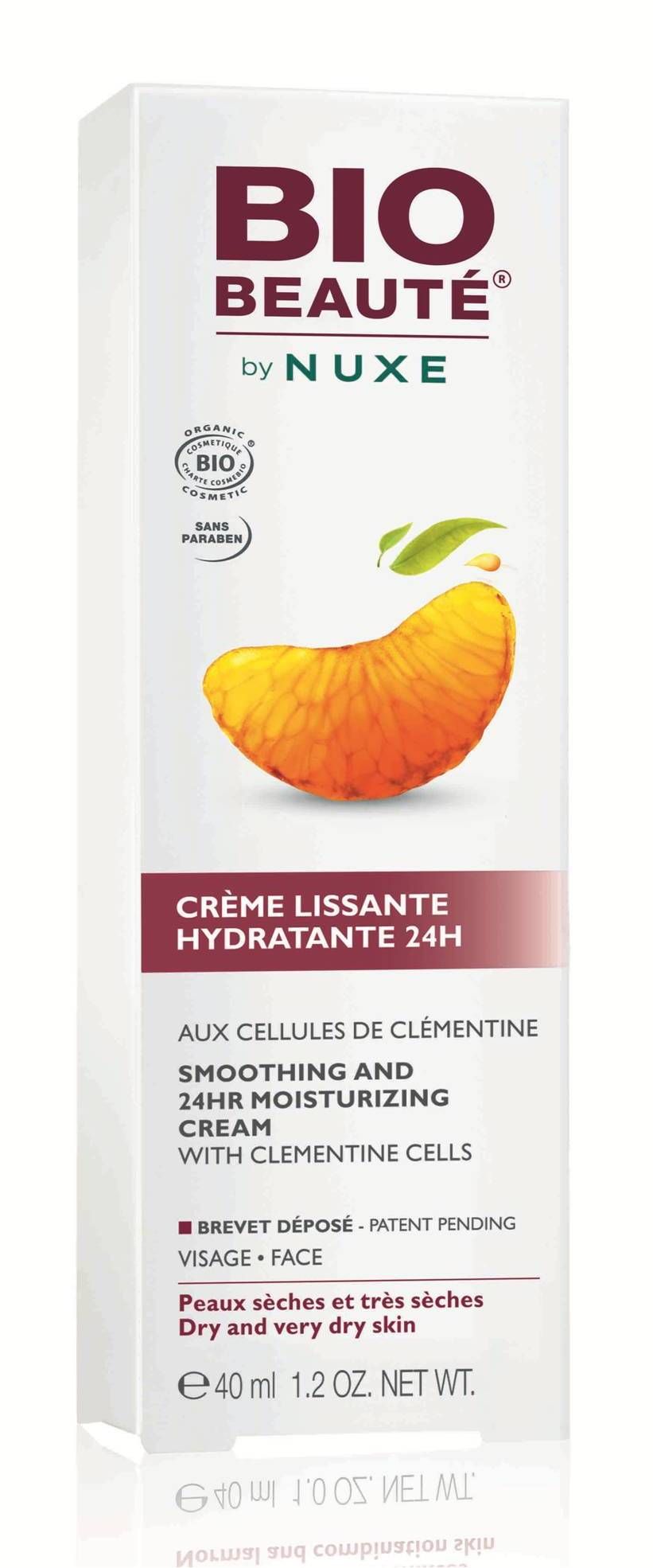 Nuxe Bio Beauté Smoothing & 24h Moisturizing Cream, 40 ml
