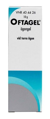 Oftagel ögongel 2,5 mg/g, 10 g