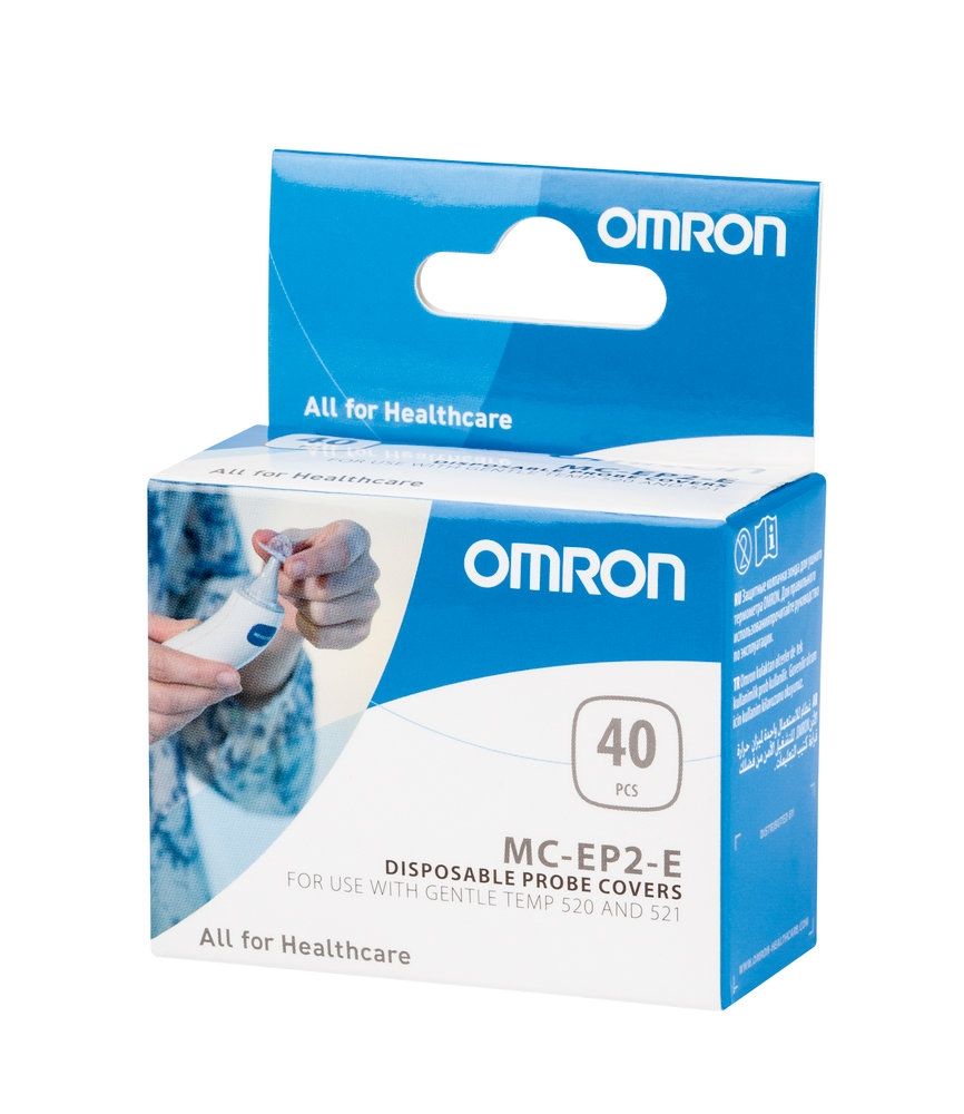 Omron Gentle Temp 520/521 kuumemittarin suojus, 40 kpl