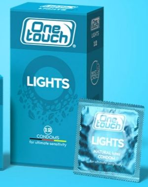 One Touch Lights kondomi 12 kpl